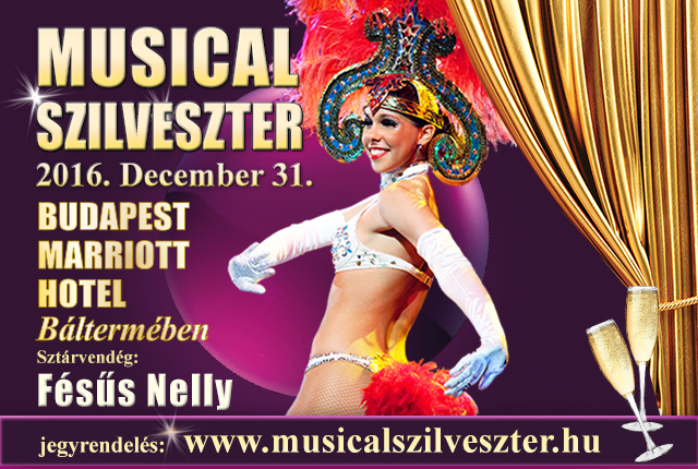 Musical Szilveszter a Budapest Marriott Hotel báltermében